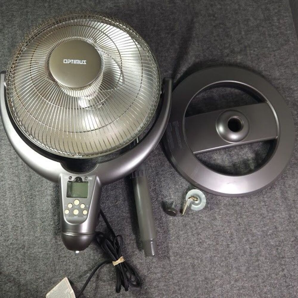 Optimus H-4501 Oscillating Heater No Remote Tested and Working